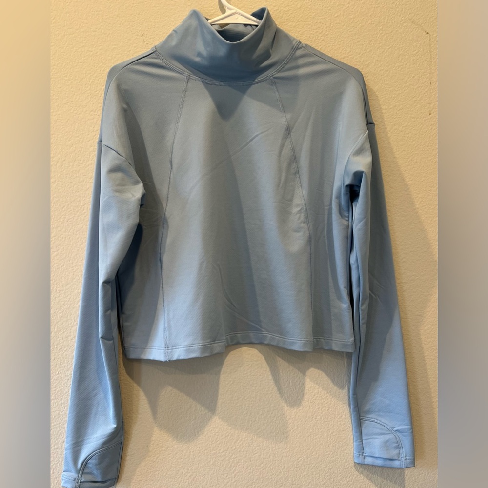 Athleta Top Pullover Mock Neck Long Sleeve
